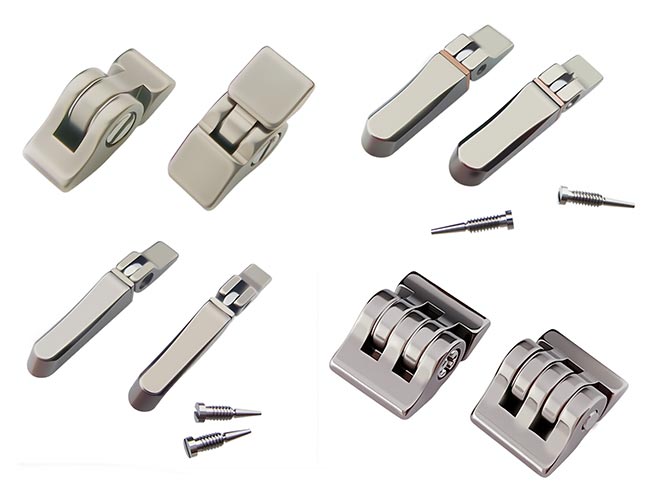 hinge for titanium eyeglass