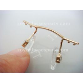 screw on bridge for rimless eyewear with nose pads | ZOYE Eyeglass ...