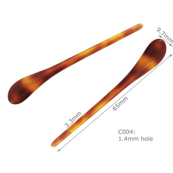 acetate temple tips for sunglasses 65mm length and demo color ZOYE Eyeglass Parts Co. ltd