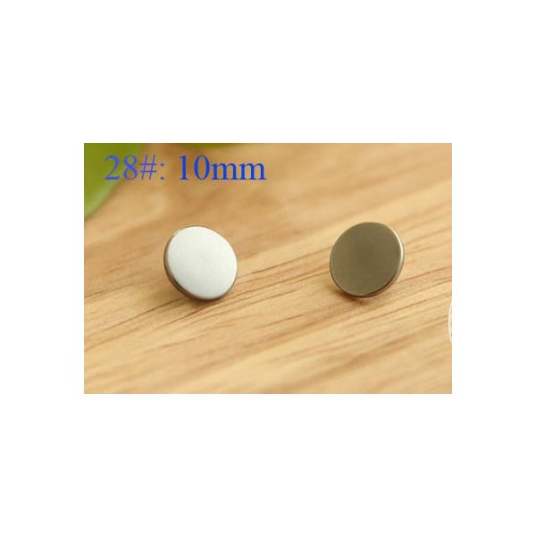 titanium nose pads 10mm round shape ZOYE Eyeglass Parts Co.,ltd