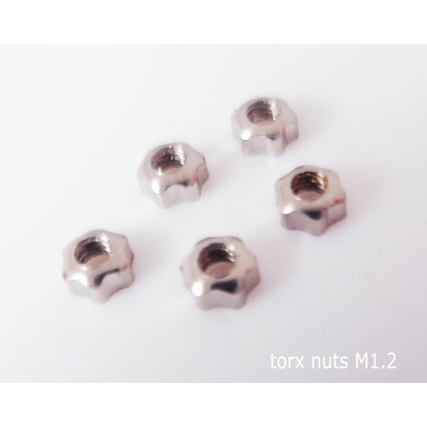 torx nuts and bolts M1.2 for eyeglass