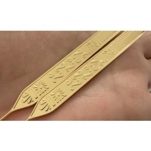 145 mm wire cores for top brand sunglasses frame 8.0 mm width Gold colo
