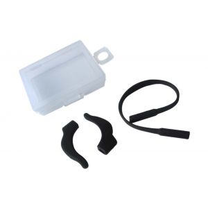 silicone black ear hook and ropes,anti eyewear slipping off nose