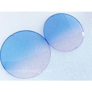 fashion lenses for sunglasses, blue pink gradient CR39 UV400