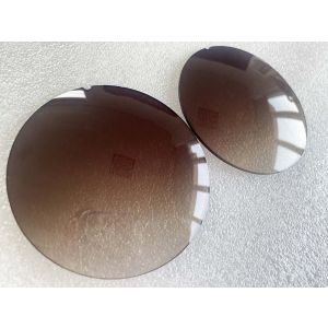 CR39 lenses for sunglasses, gradient brown  UV400