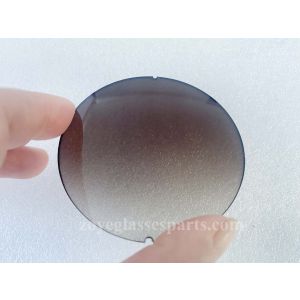 fashion lenses for sunglasses, gradient brown CR39 UV400