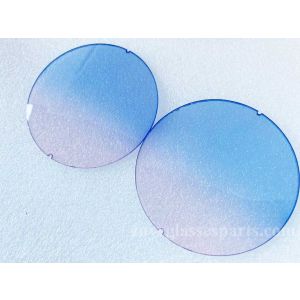fashion lenses for sunglasses, blue pink gradient CR39 UV400