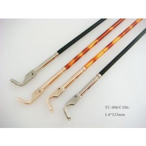 eyeglass temple with long aceate temple tips 123mm