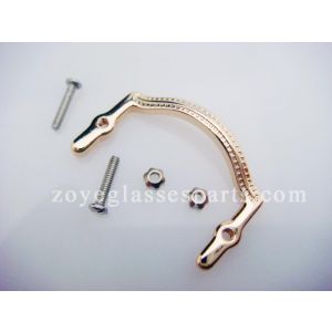 gold  eyeglass bridge for plastic wood eyeglass