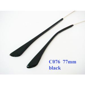 eyeglass temple covers for replacement acetate black 777mm