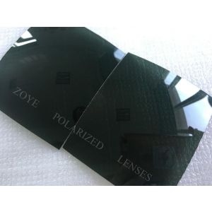 dark green color polarized lenses for sunglasses TAC 55*65mm 4 base UV400