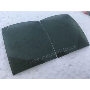 light green polarized lenses for sunglasses TAC 55*65mm