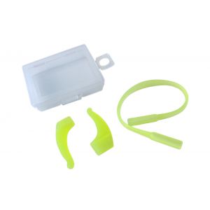 silicone anti-skipping off ropes and ear hooks when sporting light green
