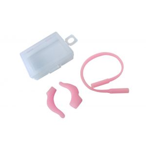 pink anti-slipping ropes and hooks for sporting eyewear,silicone ear hooks