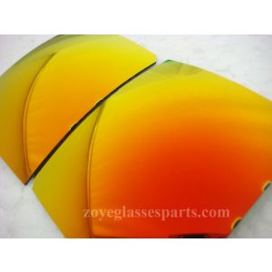 st orange polarized lenses for sunglasses TAC material FDA certificate 55*65cm size