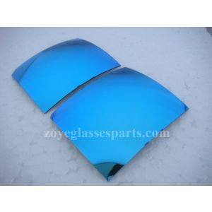 light blue polarized lenses for sunglasses TAC material FDA certificate pass dropping ball test 55*65cm size