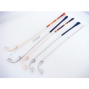 glasses arms for rimless frame stainless steel , silver and gold colors