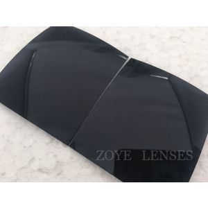 dark smoke dark grey polarized lenses for sunglasses frame 55*65mm UV400 4 base