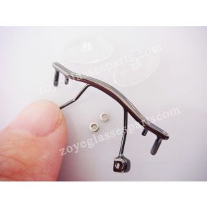 gun bridges for optical frame with silicone nose pads  TB-176