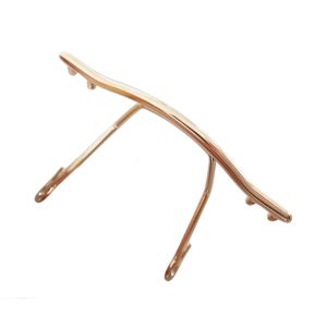 clip on nose bridge for reading eyewear with nose pads TB-179 gold