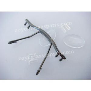 clip on style saddle bridges for optical eyewear TB-179 gun