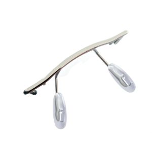 rimless bridge 16-20mm for rimless frame with nose pads stainless steel silver gold gun colors available.