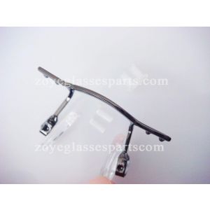 eyeglass bridge repair part with nose pads for rimless frame TB-298 gun