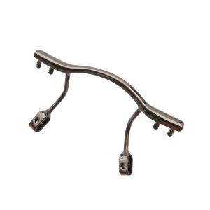 eyeglass  bridge 18-21mm for rimless optical frame replacement  stainless steel silver gun black color