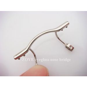 click on eyeglass bridges for repairing broken brddges on eyeglass with silicone nose pads 