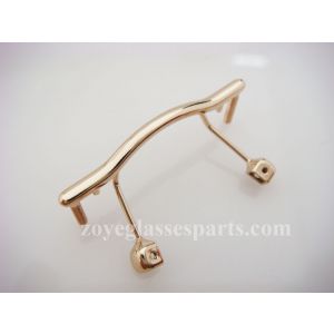 gold bridge for rimless frame TB-311 screw on with nose pads light durable