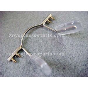 meory bridge for rimless eyeglass frame TB-336