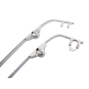 Arm for rimless frame 145mm mount on with acetate covers