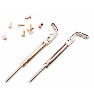 gold temples arms for DIY your own glasses, sunglasses, gold color. easily installed on