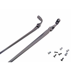 eyeglass temples arms for DIY your own  frames stainless steel gun color