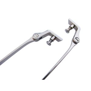 eyeglass temple for plastic wood frame TC-011 gun stainless steel