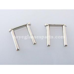 double rivets for mounting hinge onto frames TDV-04 silver color