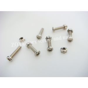 torx nuts M1.4 with various length torx screws 