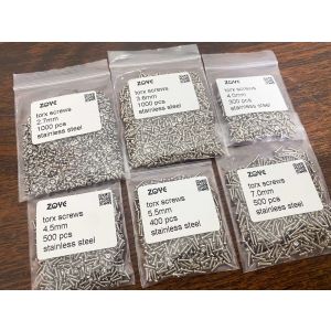 M1.4 Torx Screws for Eyeglass Hinges from 2.7mm to 7.0mm length 