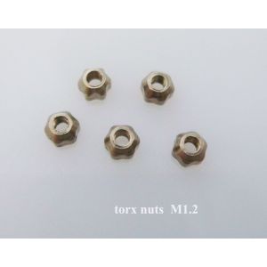 torx nuts M1.2 and screws for glasses frame