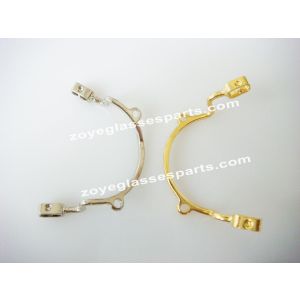 screw on nose bridge with bracket for fasion sunglasses,gold or silver color available