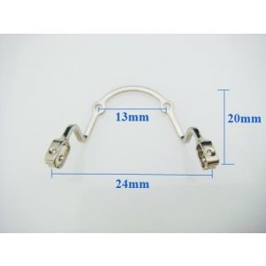screw-on bridge with bracket for fasion sunglasses,nickel and gold color available