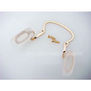 arm guard bridge for plastic  frames silver color TP-176 gold 