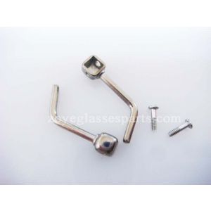 bracket with silicone nose pads for titanium eyeglass TP-24