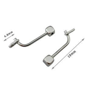 19mm nose pad arm for plastic wood aluminum eyeglass frame screw on
