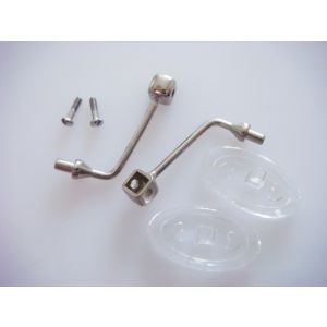 nose pad arm for plastic frame TP-940 silver color