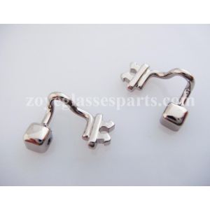 nose pad arm for plastic frames silver TP-A15 silver