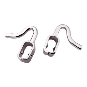 push on pad arms for metal frame with silicone nose pads