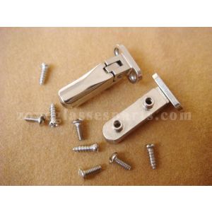 easily installed 3.8 spring hinge for wood plastic horn spectacle frame