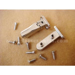 easily installed 3.8 spring hinge for wood plastic horn spectacle frame