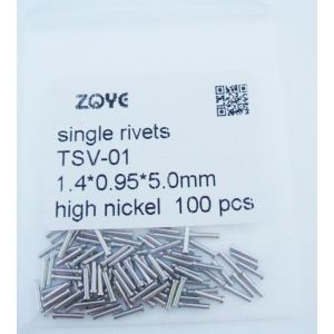 metal rivets for eyeglass frame, eyeglass hinge 5mm length